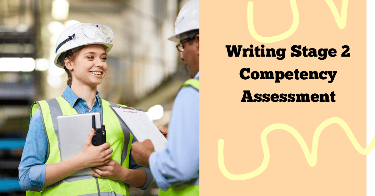 Writing Stage 2 Competency Assessment